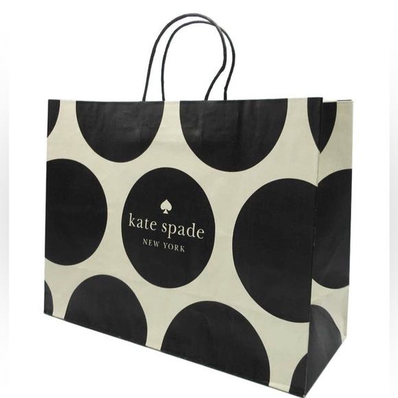 KATE SPADE Reusable Shopping Gift Bag with Tissue Paper - Picture 1 of 5